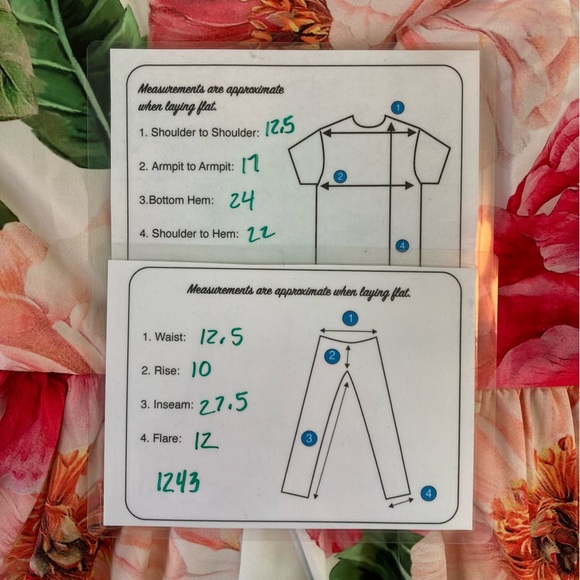 BURRYCO Bold Floral Peplum Blouse & Trouser Set (Size 4) - Picture 16 of 16